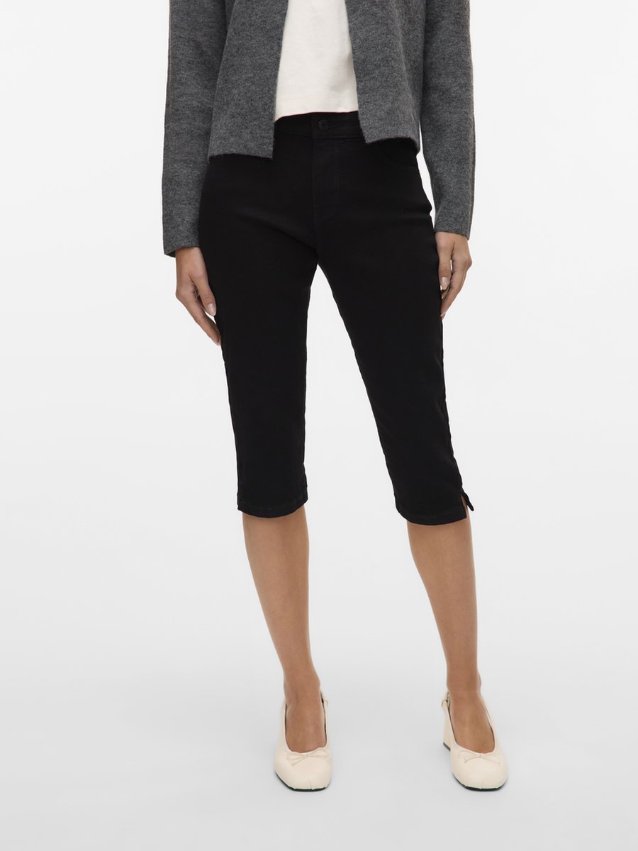 Vero Moda Jeans Vmelly Mr Knickers Dnm Mix Noos 10322616 Black Dames Maat - L