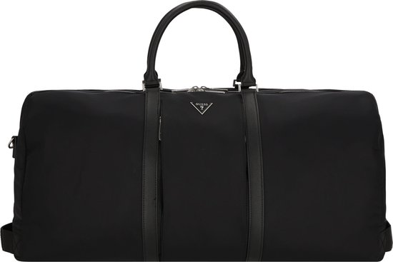 Guess PISA DOUBLE ZIP - Sac week-end - black/noir