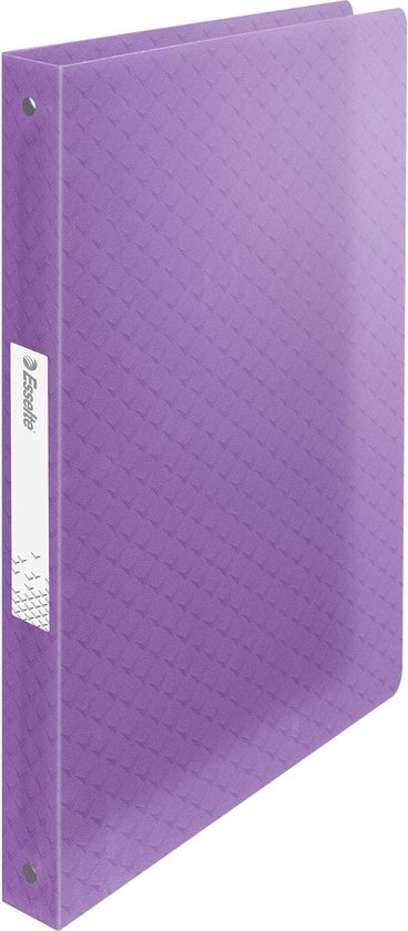 Esselte Colour'Breeze Classeur à Anneaux, 4 Anneaux, PP, Ft A4, Avec Farde Souple, Lavande