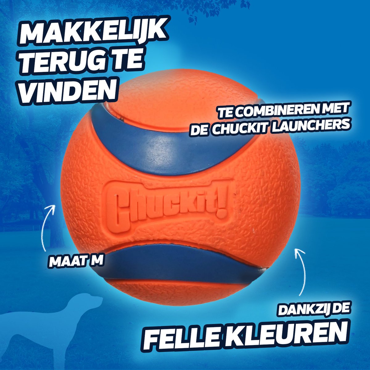 Hofman Animal Care Chuckit! Bucket 8 Ballen M Ø6cm thumbnail 2