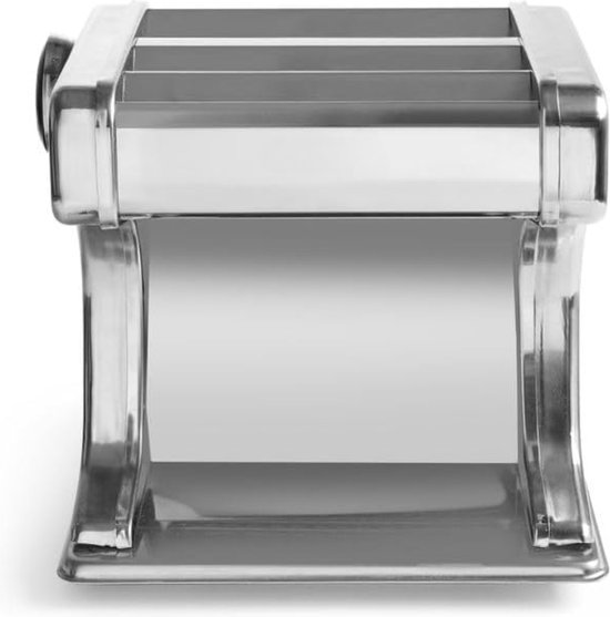 Pastamachine Voor de Bereiding Van Verse Pasta Elektrisch Deegrollen Tagliatelle Fettuccine 7 Staps Instelbaar 0 2 2 5mm 258x218xH232mm Roestvast Staal