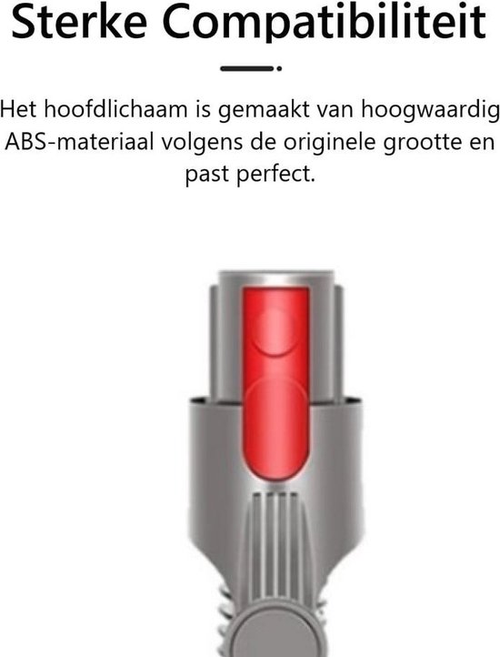 Elektrische mop geschikt voor Dyson V7 V8 V10 V11 V15 Stofzuigers - Incl 6 Dweil Pads - Elektrische Dweil - Dweilsysteem - Dweilapparaat - Dweilset - Vloerwisser - Dweilsysteem