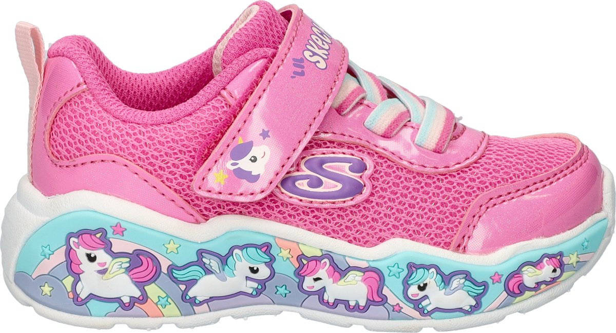 Skechers Play Scene Fun Squad meisjes sneaker - Roze - Maat 25
