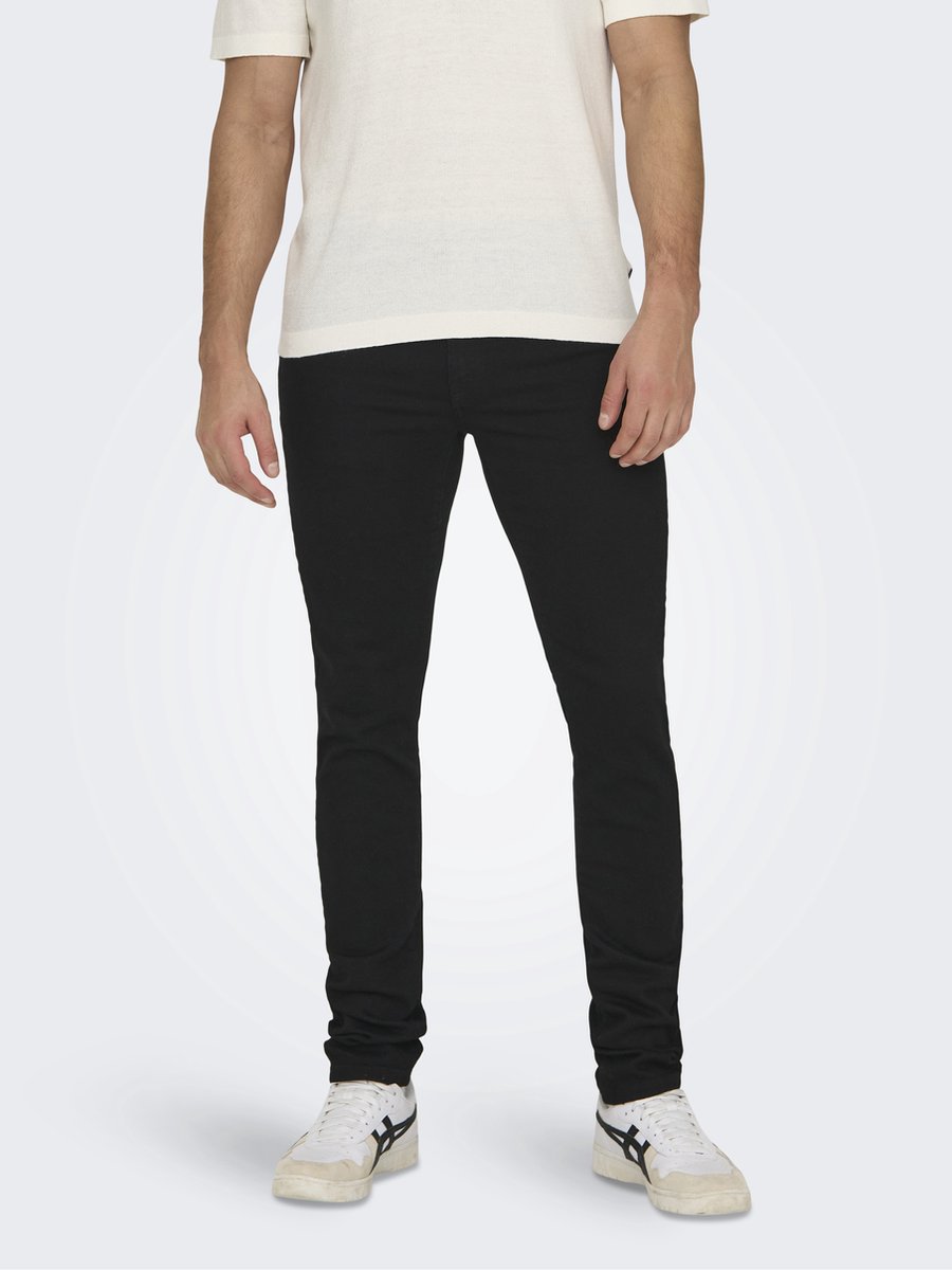 ONLY&SONS - ONSLOOM SLIM JAX STAYBLACK 9242 DNM NOOS - Heren - Jeans