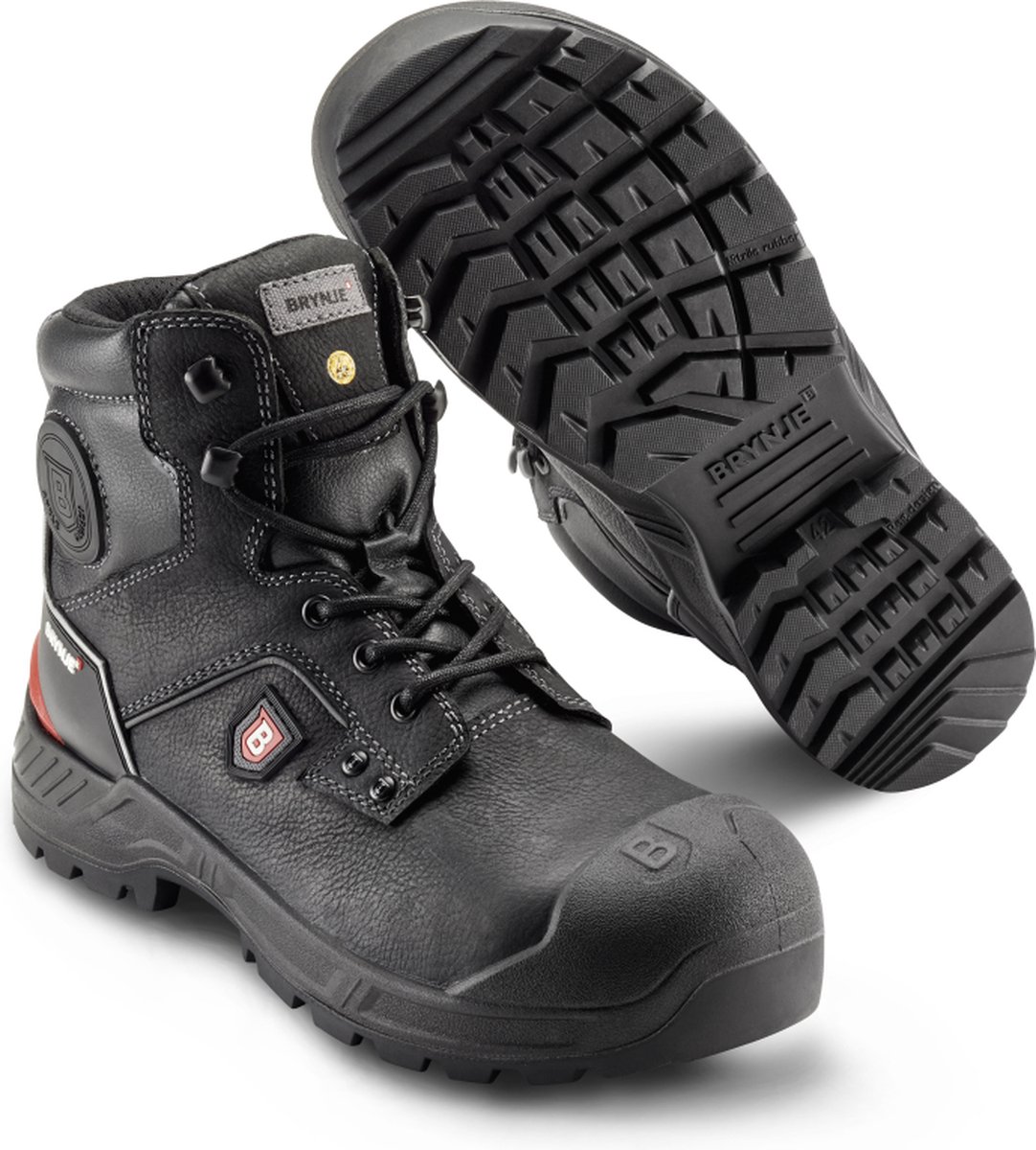 Brynje Schoen All Round Hoog S3 SRC ESD 412 - Zwart - 46