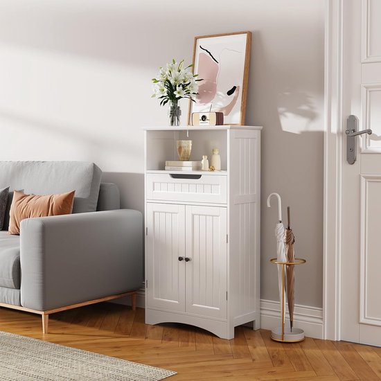 Bealife AP11 Armoire de rangement – Commode étanche – 60 x 30 x 108 cm – Blanc