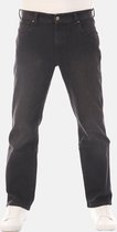 Wrangler Heren Jeans Broeken Texas Stretch regular/straight Fit Zwart Volwassenen Denim Jeansbroek Spijkerbroek heren