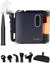 Tapijtreiniger PowerClean Pro 1800W - Stoomreiniger en vlekkenreiniger - 8 Opzetstukken - 100° Stoom - Bankreiniger - Meubelreiniger - Handstomer - Matrasreiniger - Samako