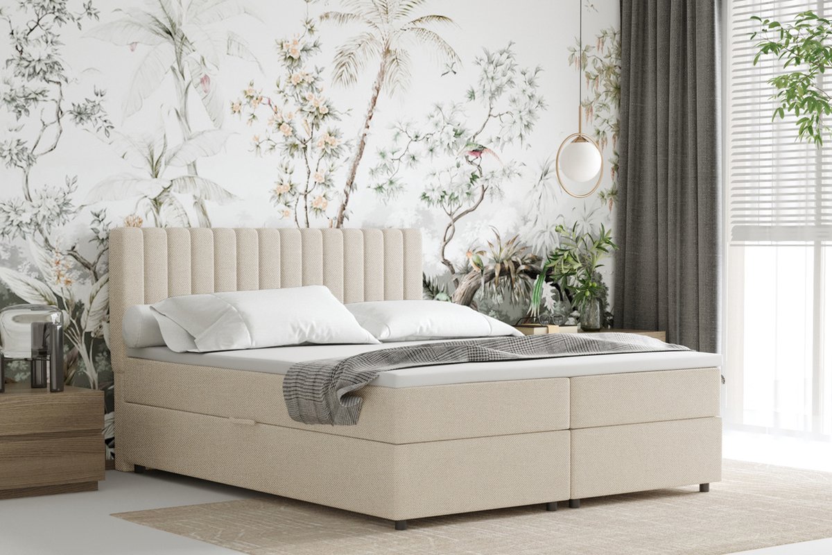 BOXBED Everest 160 x 200 cm tweepersoons met hoogwaardige - afbeelding 2