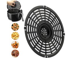Air Fryer-bakmat, reservemand luchtfriteuse, vervangende grillpan, Air Fryer vervangende grillpan, herbruikbare luchtfriteuse-inzetstukken, voor koken, grillen, keuken, braden (20 cm) Air Fryer-bakmat, reservemand luchtfriteuse, vervangende grillpan, Air Fryer vervangende grillpan, herbruikbare luchtfriteuse-inzetstukken, voor koken, grillen, keuken, braden (20 cm)