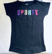 Papillon T-Shirt “Sporty”, zwart, maat 140