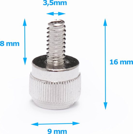 Vis Métal pour boîtier PC - Lot de 50pcs