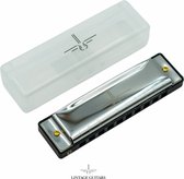 Mondharmonica C voor Volwassenen en Kinderen - Blues Harp - Zilver