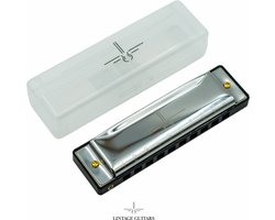 Mondharmonica C voor Volwassenen en Kinderen - Blues Harp - Zilver