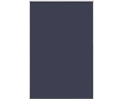 vidaXL - Rolgordijn - verduisterend - 160x230 - cm - stofbreedte - 156,6 - cm - blauw