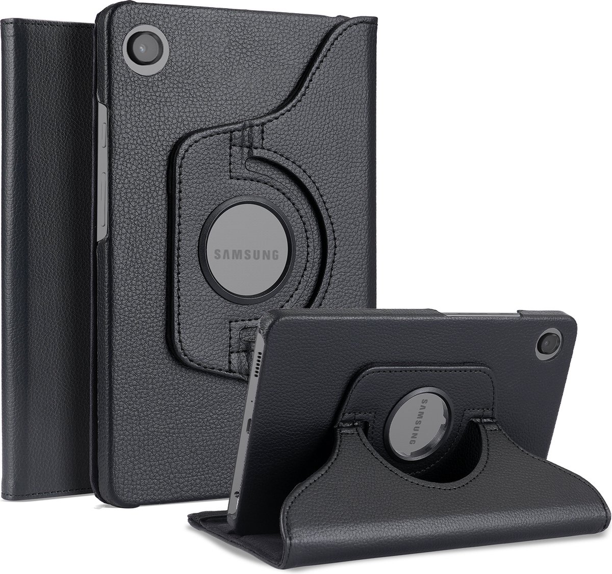 Podec - 360° PU Leather Tablet Case voor Samsung Galaxy Tab A9 – Luxe Bescherming en Flexibiliteit