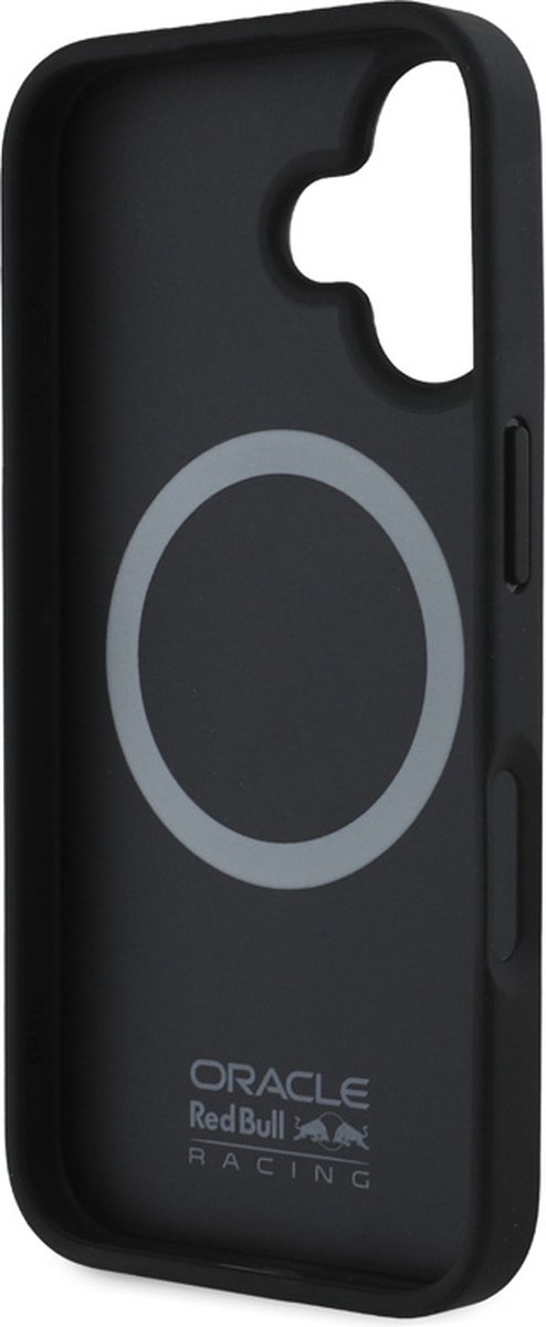 Red Bull Racing iPhone 16 Backcover hoesje Magsafe - Carbon Fiber - Shiny logo - Zwart van Red Bull Racing — afbeelding 5