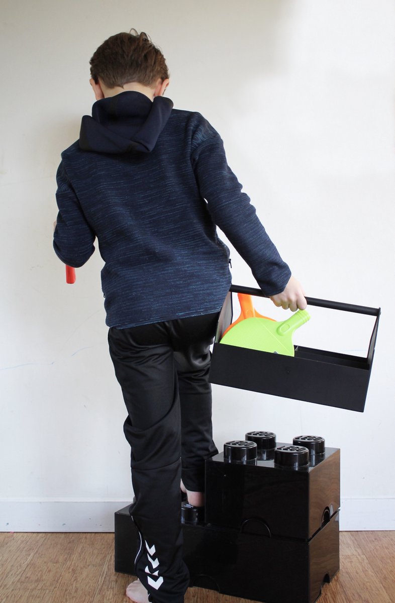 Housevitamin Organiser - 30x17x17cm Metaal Zwart Design. Helpt bij het organiseren van je spullen op een stijlvolle manier. — cadeau in Cadeau-ideeën - foto 4