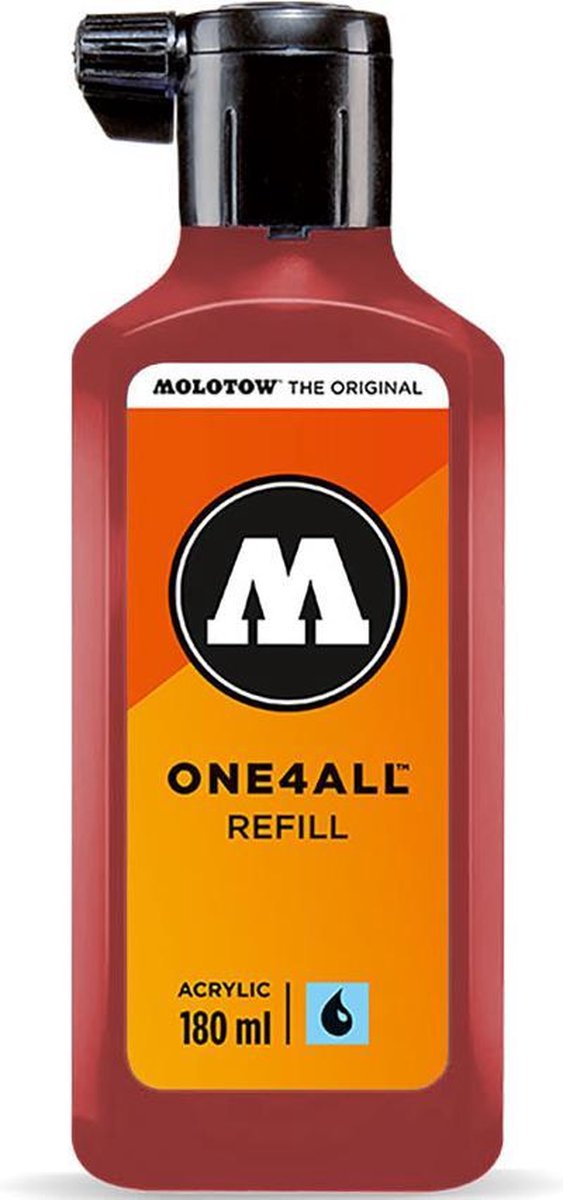 Molotow ONE4ALL™ - 180ml Bordeaux Rode navul Inkt op acrylbasis