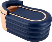 Rustive Opblaasbaar ligbad - voor Volwassenen en kinderen - Ice bath - Opblaasbad - Zitbad - Geel - 140 x 84 x 74 cm