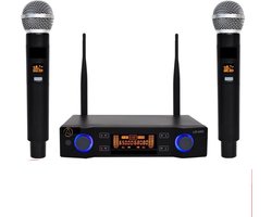 Karaoke Set - Voor volwassenen - Draadloos - Inclusief 2 microfoons