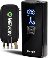 Bol.com Mevon MV04 Accu Bandenpomp – Elektrische Compressor Auto/Fiets 150 PSI – Met Hardcase & 11 Opzetstukken aanbieding