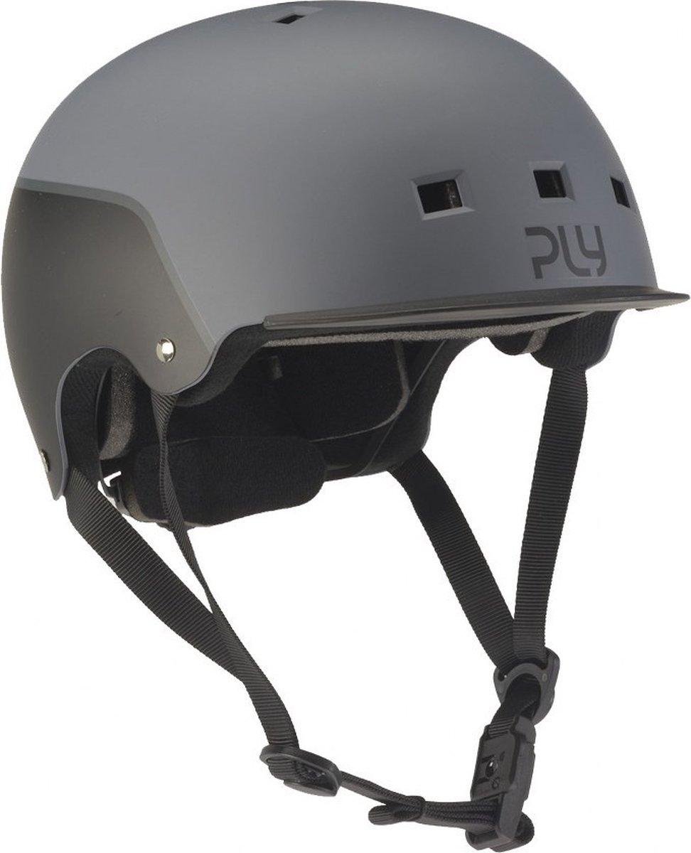 PLY Pop Skatehelm – 55-58cm Zwart