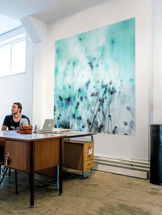 IXXI Blue - Décoration murale - Abstrait - 80 x 80 cm