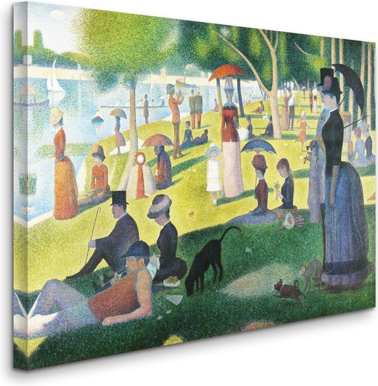 Georges Seurat - A Sunday Afternoon on the Island of La Grande Jatte - Een zondag op La Grande Jatte (1884) - 2:3