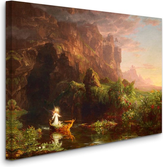 Thomas Cole - The Voyage of Life Childhood - De reis van het leven - Kinderjaren (1842) - 2:3