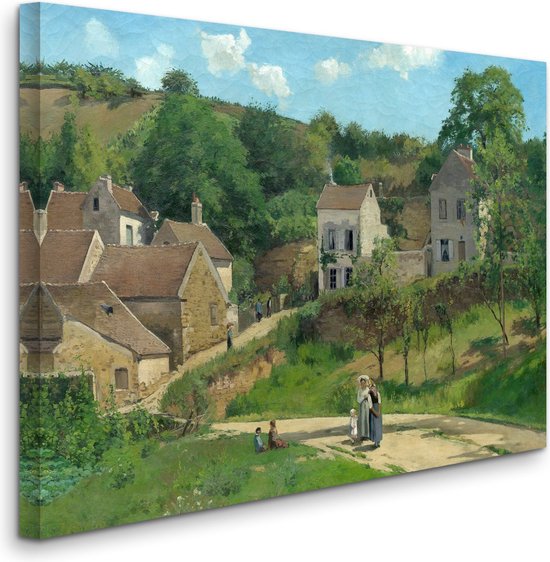 Camille Pissarro - The Hermitage at Pontoise - De hermitage te Pontoise (1867) - 2:3