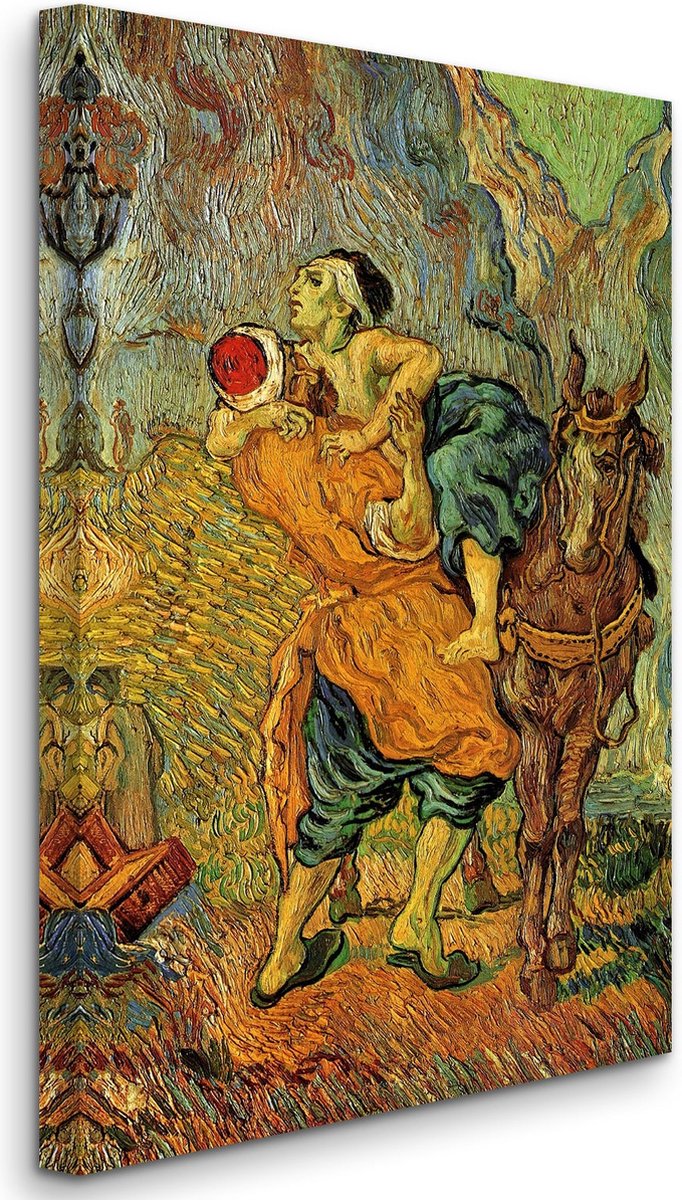 Vincent van Gogh - The Good Samaritan - De barmhartige Samaritaan (1890) - 3:2