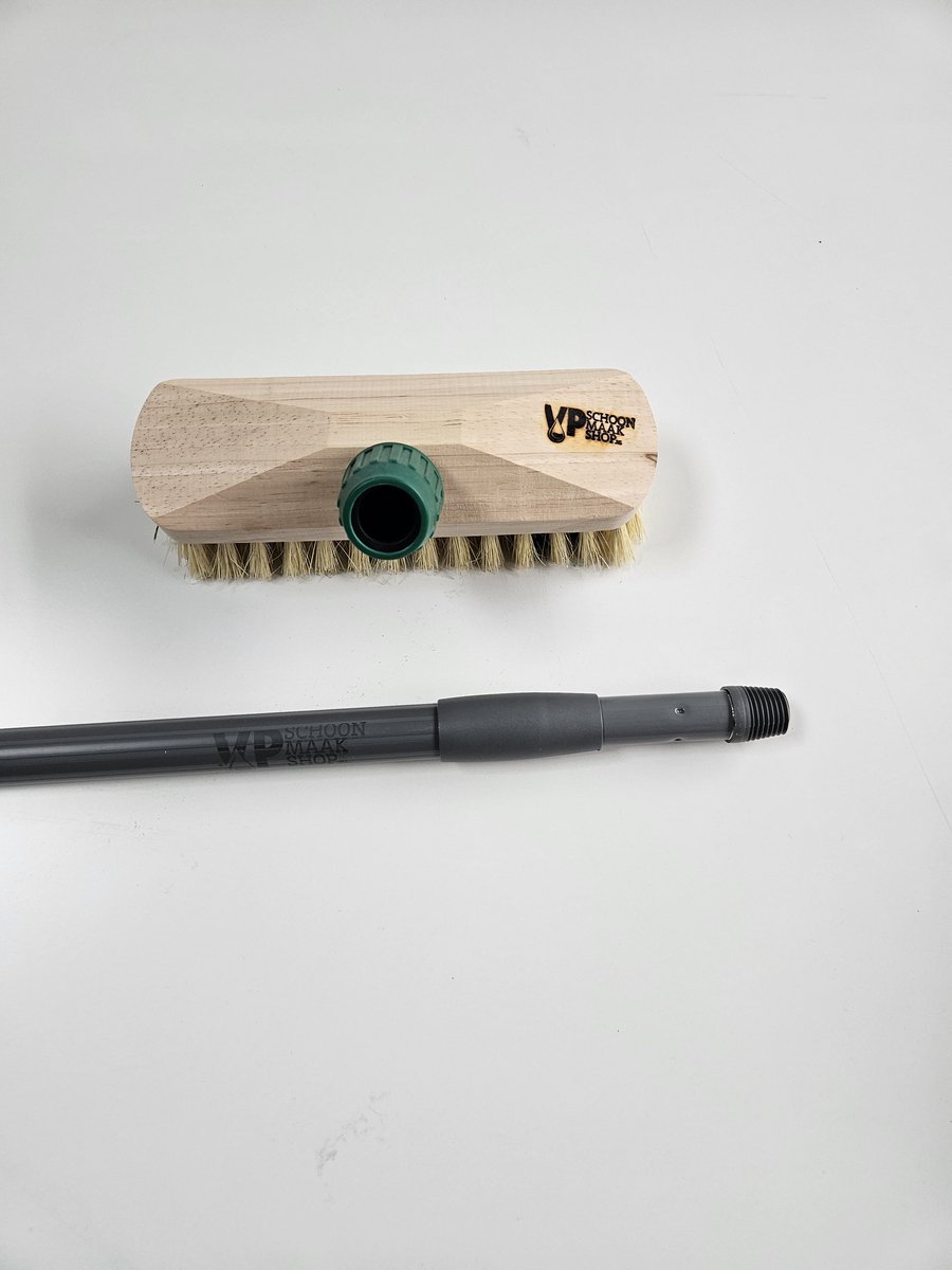 Goedkoopste Schrobber / Luiwagen met telescoopsteel Anker / Tampico / 100 FSC Hout / Groen / Steel Telescoop