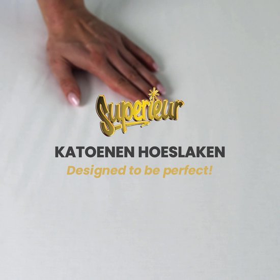 Hoeslaken Supérieur - 200x220 cm - Taupe - 100% Coton