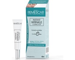 Remescar Instant Rimpel Corrector Tensor - Anti Rimpel Crème voor vrouwen en mannen, Anti Aging en Rimpel voor vermindering van rimpels en fijne lijntjes, om veroudering te vertragen, 8 ml voor 180 applicaties
