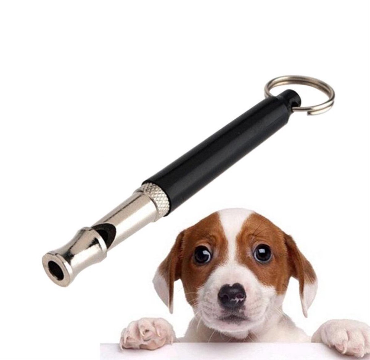 Scoby - Hondenfluitje - Ultrasoon - Hondentraining - Adjustable Whistle - Honden trainen - Zwart/Zilver