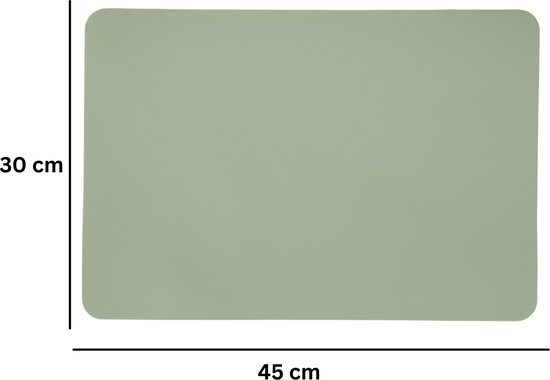 ZICZAC - Set de table TORILL - SET/6 - antidérapant - 30x45 cm - vert