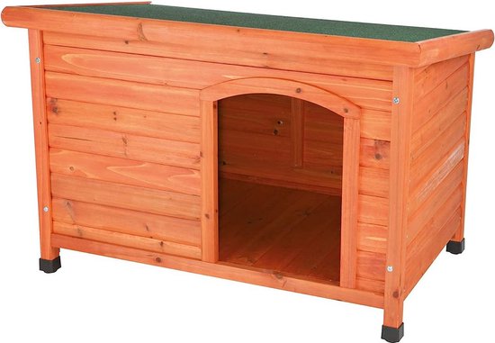 DailySupplies® Luxe Hondenhok Buiten en Binnen - Kattenhuis voor Buiten - Hondenbench Grote Honden - 85x60x60cm - Hout