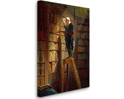 Omslag van Carl Spitzweg - The Bookworm - De boekenwurm - 3:2