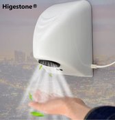 Higestone® Professionele Handdroger - Model 2025 - 1400 Watt - Automatische Sensor - Horeca - Wit