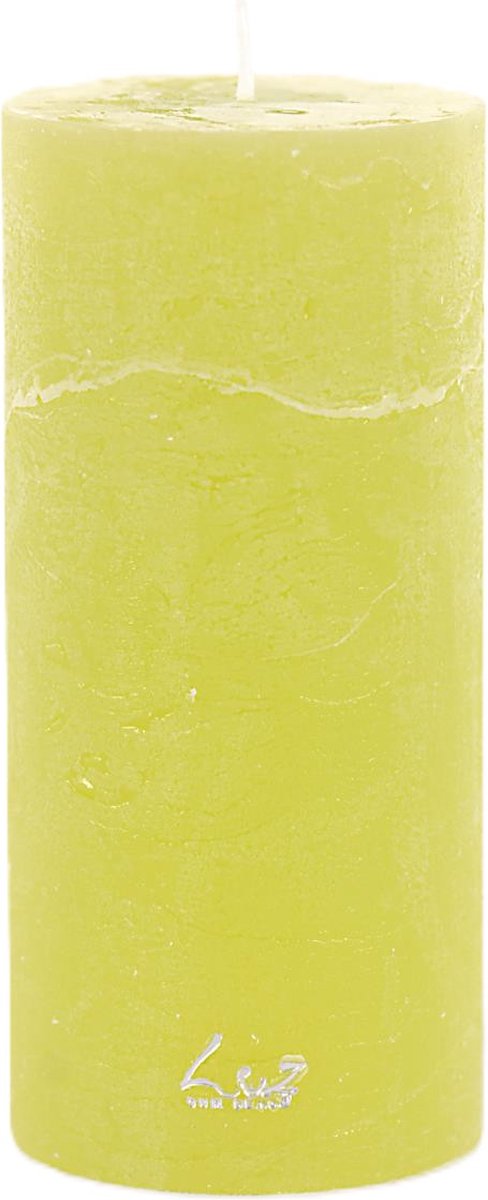 Rasteli Luz Your Kaars Cilinder Groen-Lime Groen D 7 cm H 15 cm