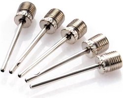 Knaak Premium Ballenpomp Naalden - 8mm Schroefdraad - Ventielnaald - Naaldventiel - 5 stuks