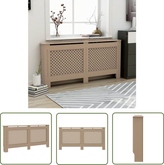 vidaXL Radiatorkast - Radiator Ombouw - Radiatorombouw 172x19x81,5 cm ...