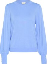 Kaffe KAlizza Round Neck Knit Pullover Buttons Dames Trui - Maat XL