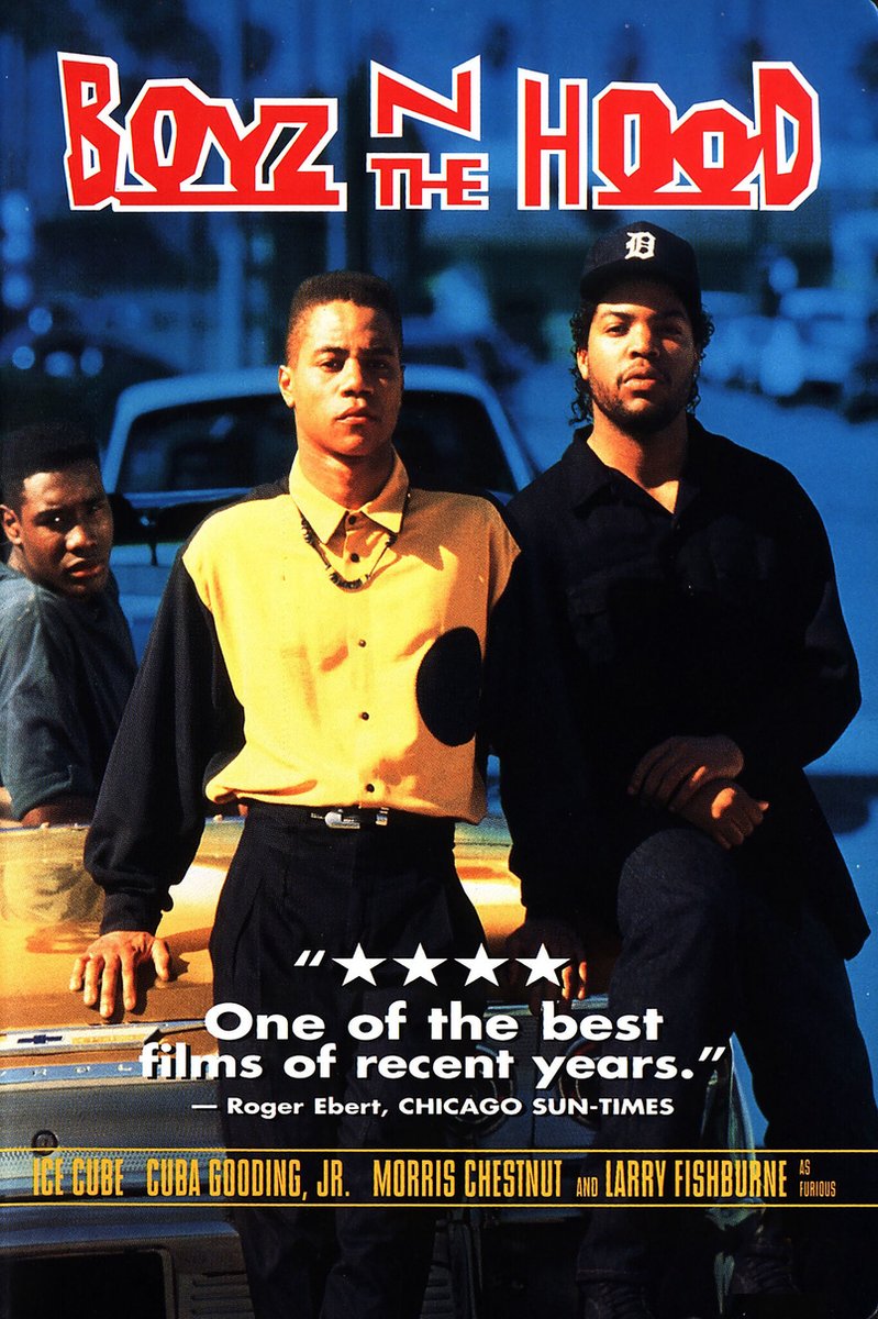 karo-art Poster - Boyz in the Hood,1991, Originele Filmposter, Premium Print, Professioneel Fotopapier Multikleur