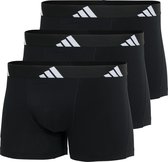 adidas Sportswear 3PK Trunk - Active Flex Cotton - Onderbroek Mannen - 3x zwart