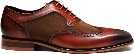 Chaussure à lacets Allthemen pour hommes avec coutures Classique - Cuir lisse - EU43