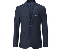Allthemen Heren Pakjas Slim Fit Jas Blazer voor Zakelijk - Bruiloft Vrijetijdsblazer- S