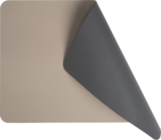 ZICZAC - Set de table TORILL - SET/6 - antidérapant - 30x45 cm - taupe