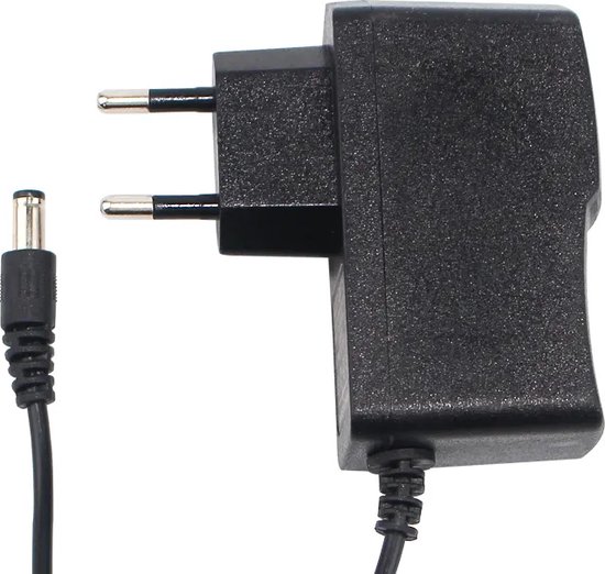 Adaptervoeding DC 5V 1A AC (100-240V) voor CCTV-Bewakingscamera - LED-Stripverlichting – Stekker - Zwart